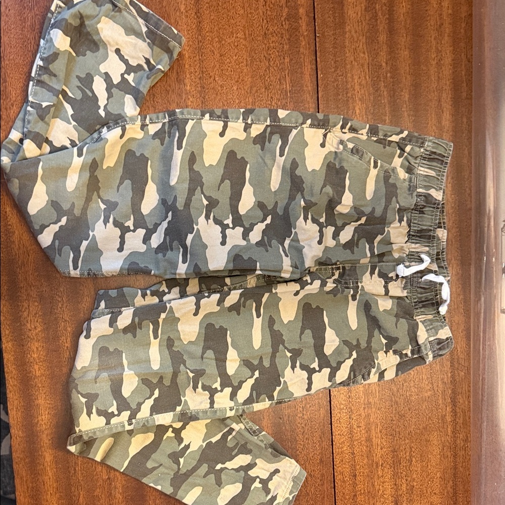 Wonder Nation Camouflage Elastic Waist  Drawstring Pants